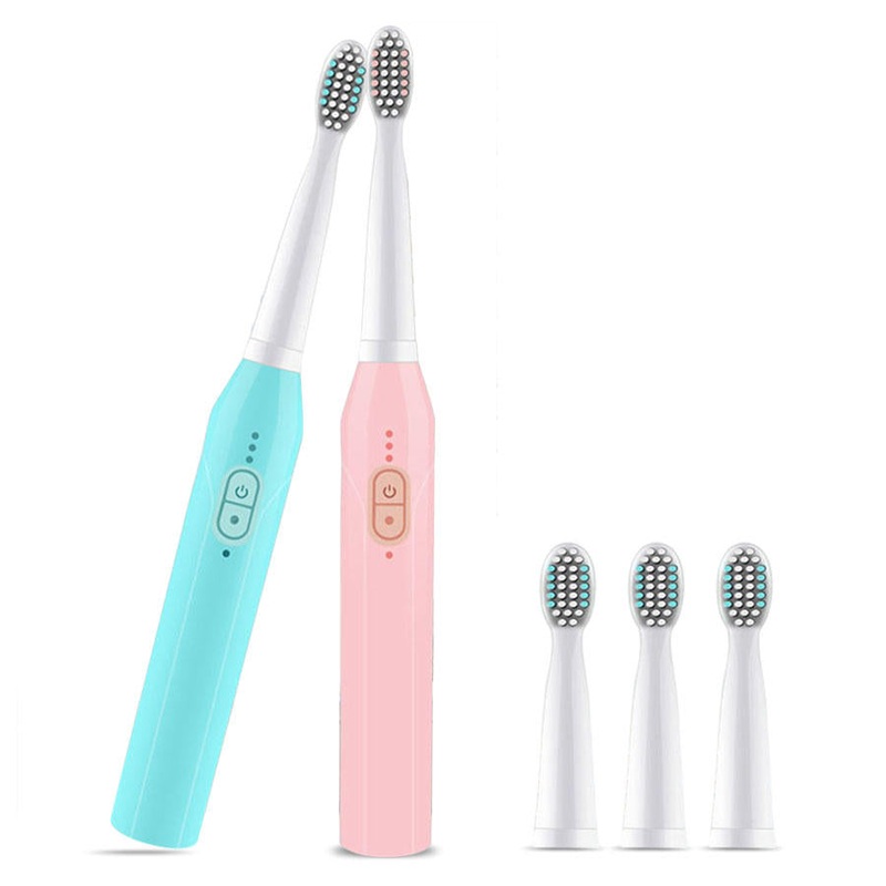 Essence Sonic Electric Toothbrush with 3 Brush Modes, USB Rechargeable, IPX7 Waterproof – Modes Wireless Rechargeable