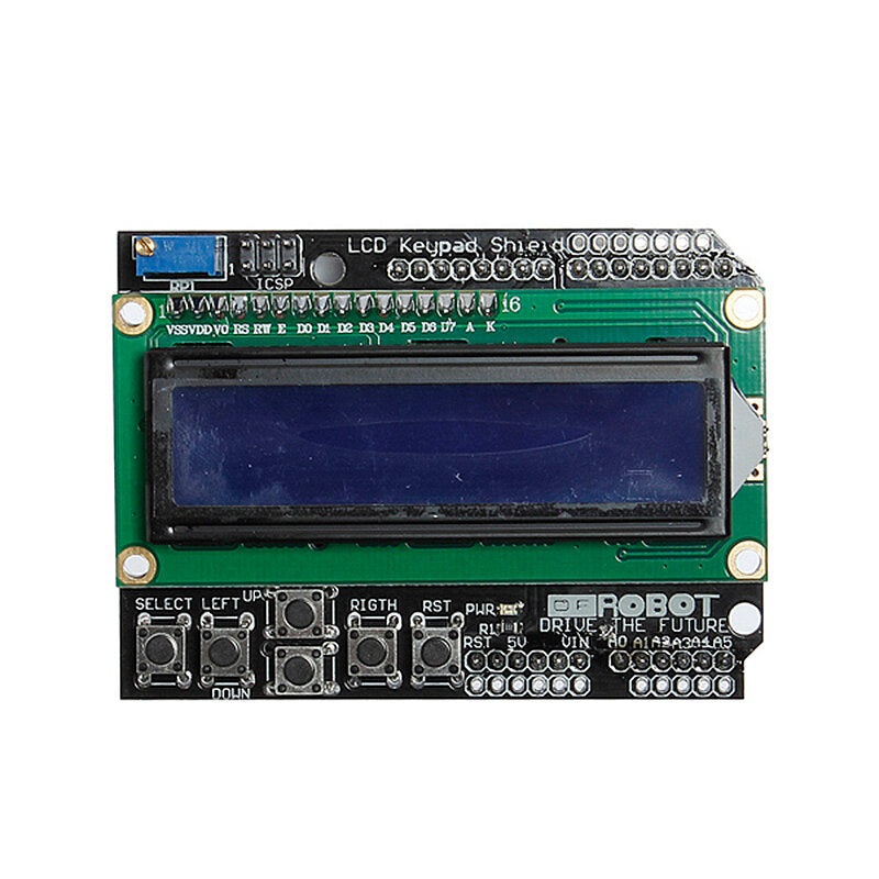 Keypad Shield Blue Backlight For Robot LCD 1602 Board Geekcreit for Arduinno – products that work with official Arduinno boards