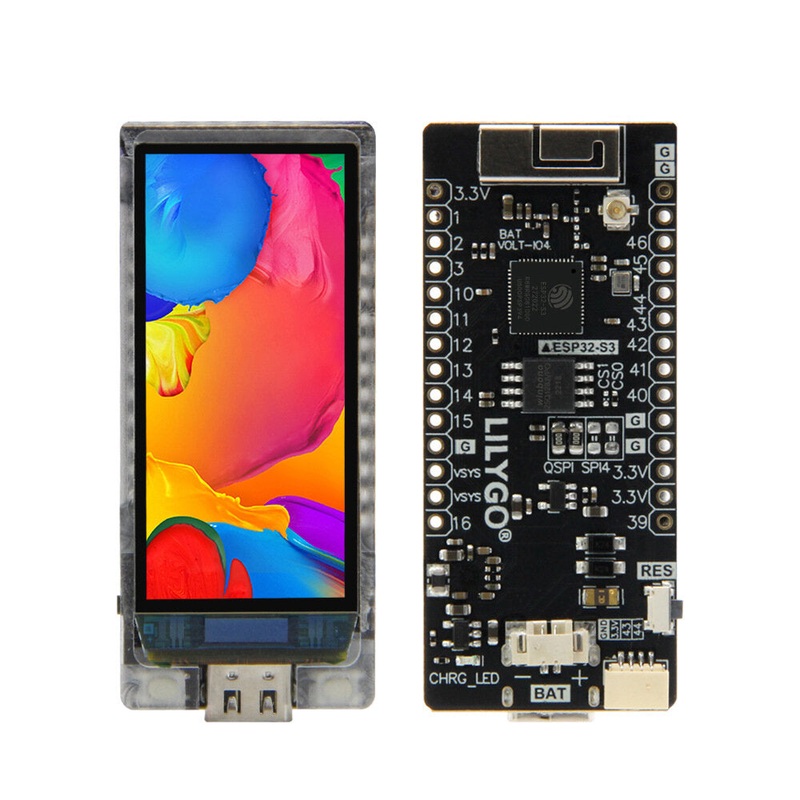 LILYGO T-Display-S3 AMOLED ESP32-S3 1.9 inch RM67162 Display Development Board OLED WIFI Bluetooth 5.0 Wireless Module