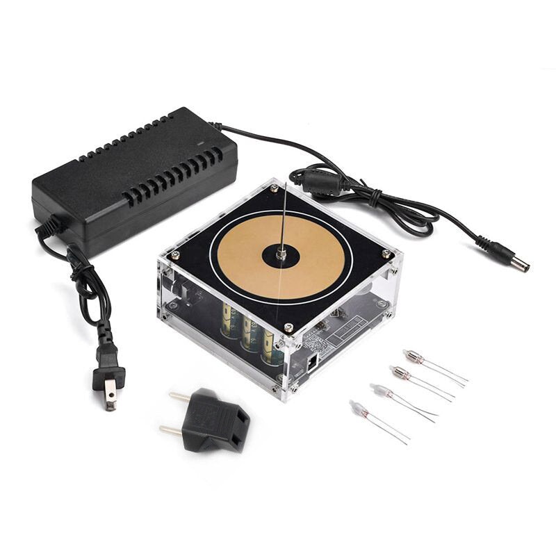 Tesla Bluetooth Music Tesla Coil Speaker Wireless Transmission Lighting High Power Voltage Pulse Electric Arc Generator Science Education Experimental Tools