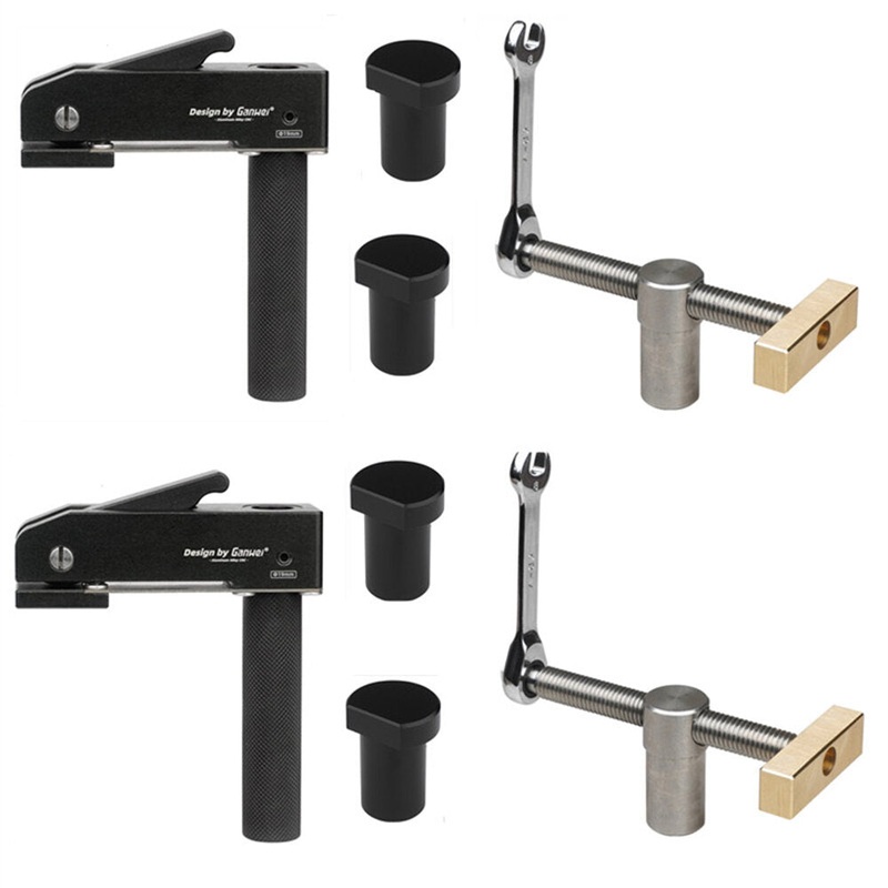 Woodworking Desktop Quick Acting Hold Down Clamp Desktop Clip Fast Fixed Clip Toohr for Woodworking Benches 19/20MM Hole Tool