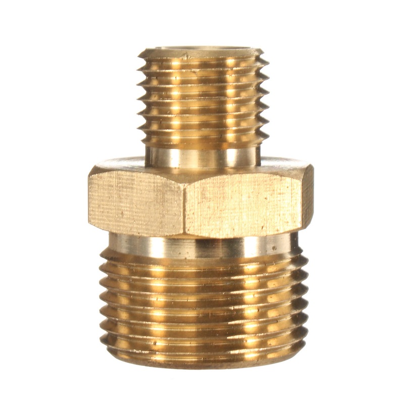 1/4 Male to M22 Male Adapter Brass Pressure Washer Hose Quick Connect Coupling Fitting for Karcher – Karcher