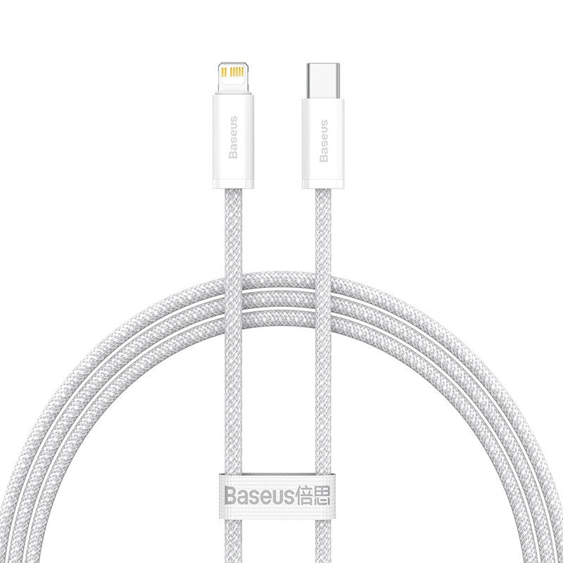 Baseus Dynamic Series PD 20W Type-C to iP Cable Fast Charging Data Transmission Tinned Copper Core Line 1M/2M Long for iPhone 14 14Pro 14Pro Max for iPad