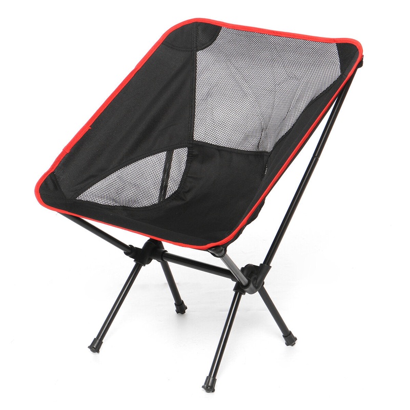 Portable Folding Fishing Chair Outdoor Foldable Camping Chair Collapsible Beach Chair