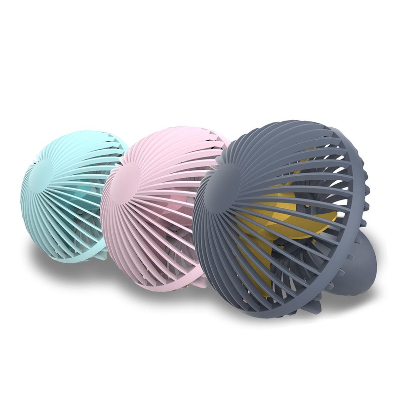 Portable Mini Electronic Desktop Mushroom Shape Summer Cooling Fan 2 Grade Adjustment USB Charging F