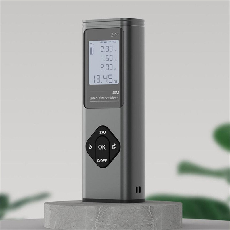 RONGUAN 40-meter Digital Laser Rangefinder Distance Meter Measure Tool Laser Casting Instrument Angle Meter
