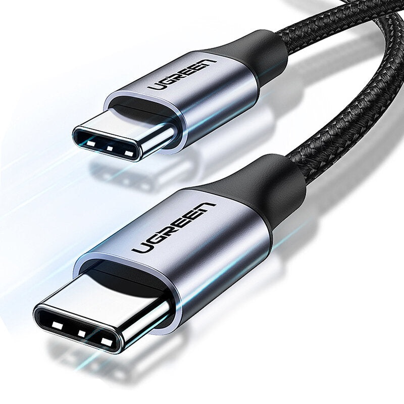 UGREEN 100W USB-C to USB-C Cable PD3.0 QC4.0 3.0 Fast Charging Data Transmission Tinned Copper Core Line 1M/1.5M/2M Long for Huawei Mate50 for Xiaomi 13pro for Redmi K60 for Samsung Galaxy S23