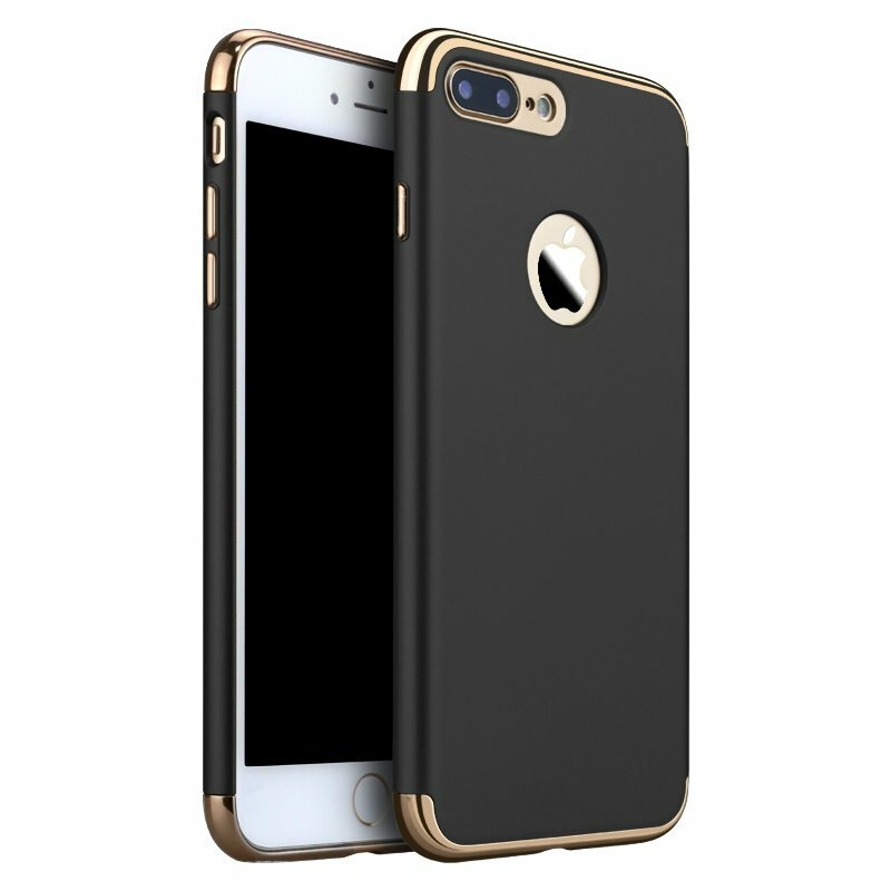 3 In 1 Ultra Thin Plating Hard PC Case For iPhone 7 & iPhone 8 Non-original