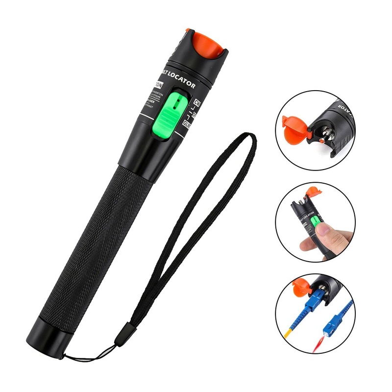 30MW 30KM Visual Fault Locator for Fiber Optic Cables – Laser Network Cable Tester Cable Finder