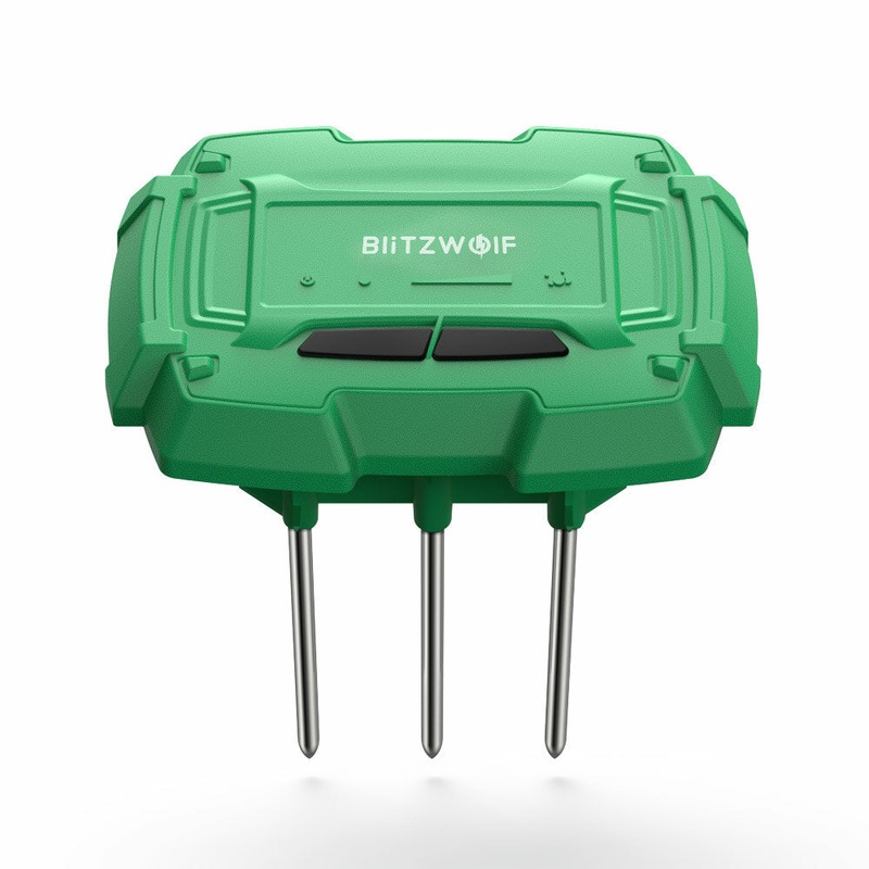 BlitzWolf 433Mhz Soil Moisture Sensor Temperature & Humidity App Real-time Monitor Humidity Alarm Device BW-DS04