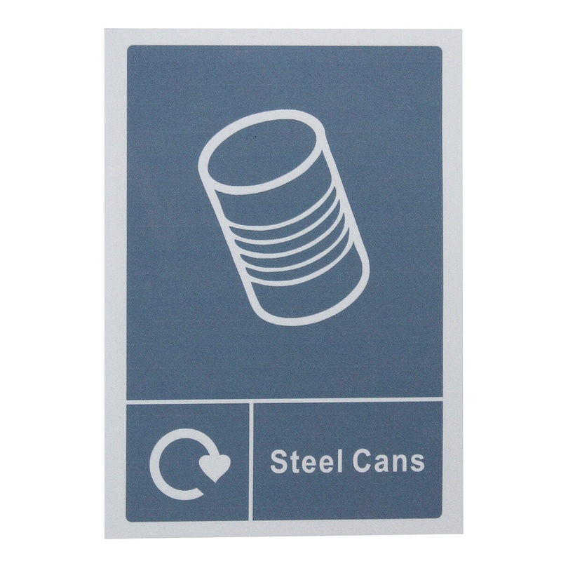 Waste Recycling Sticker  Signage – Sign Home Wheelie Bin Window Decal Waterproof