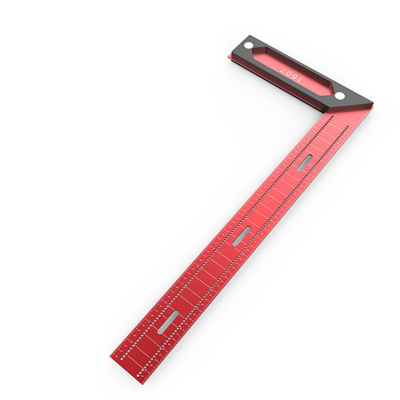 12 Inch 16 Inch Woodworking Square Aluminum Framing Mitre Square Ruler for Leveling and Measuring Rafter Ruler