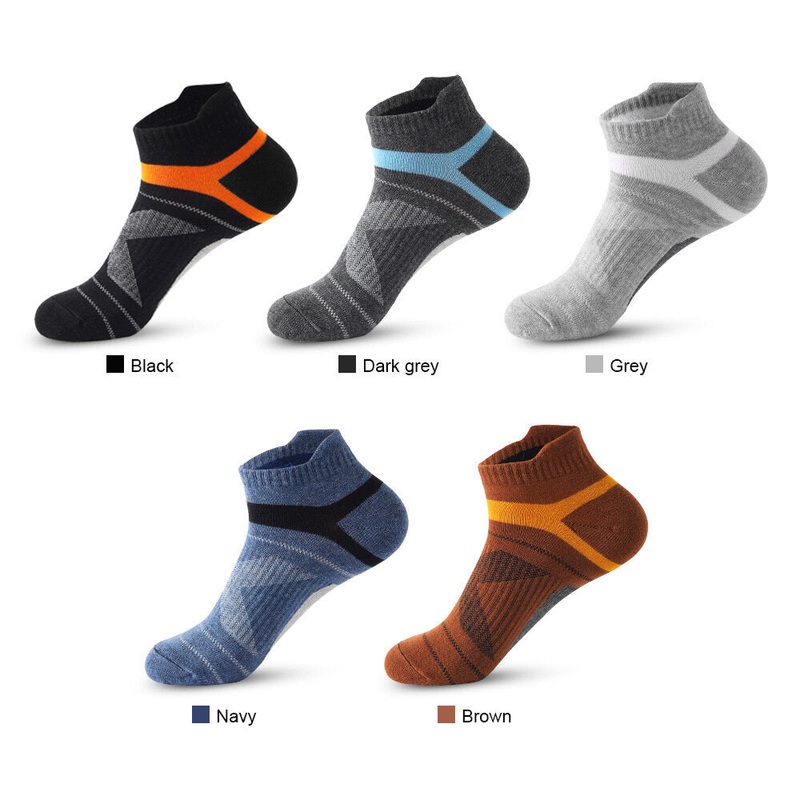 5 Pairs High Quality Socks Men Summer Outdoor Casual Athletic Socks Short Breathable Ankle Socks Run Sports Socks Size38-45