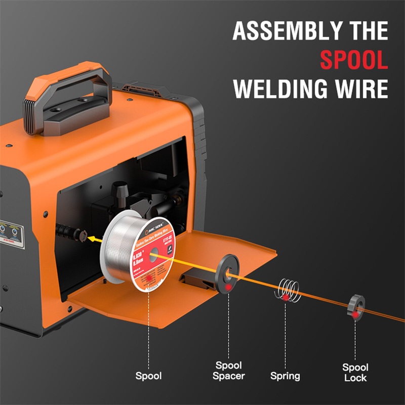 ARC SOUL 0.9mm Gasless Flux-Core Welding Wire 0.45kg/0.9kg for Smooth Consistent Welding Performance Ideal for Home and Professional Use Self-Shielding No External Gas Required