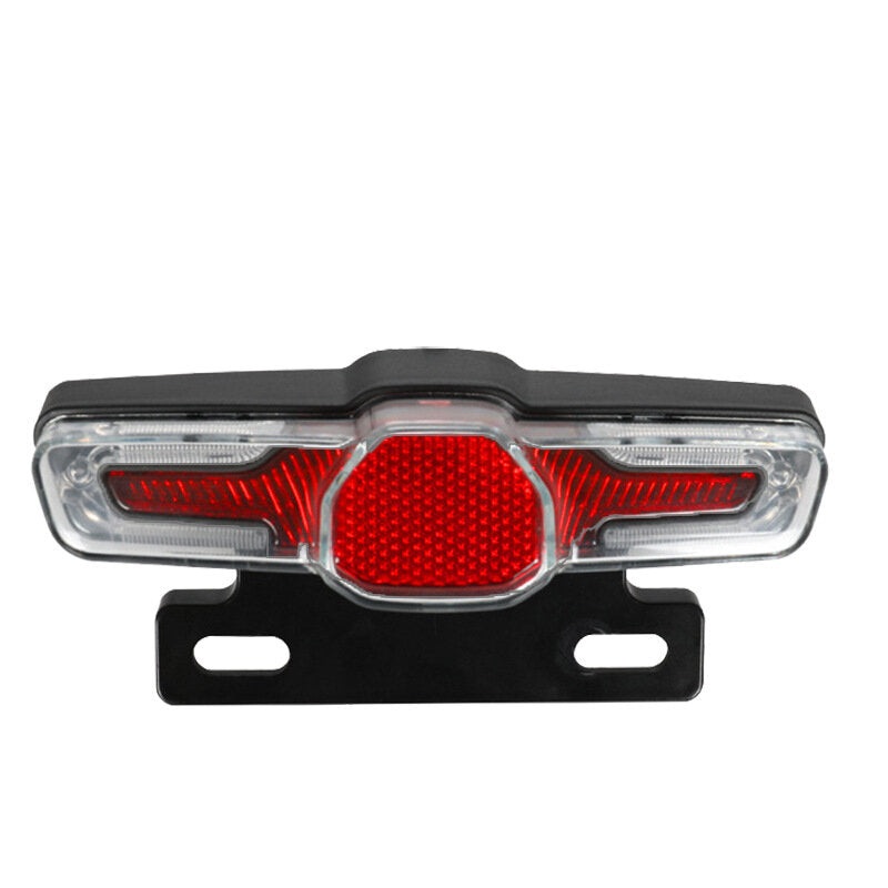 12-80V Wide Voltage Self-flashing Three-in-one Led Tail Light D-05D Driving Electric Vehicle Accessories Night Running Light LED Night Riding Warning Tail Light For Electric Bicycle Electric Scooter