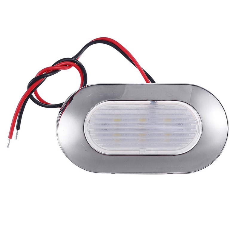 12V 6 LED 83LM White Marine Walkway Lamp for Boats and Yachts – Boat Light Yacht