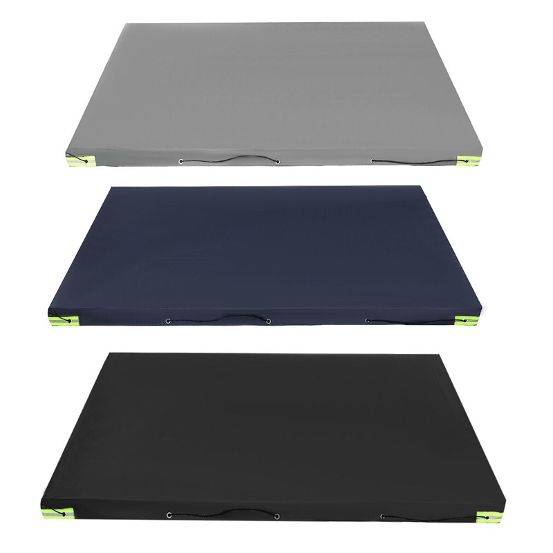 600D Trailer Cover Waterproof Windproof Dust Protector With Rubber Belt 155x125x13cm