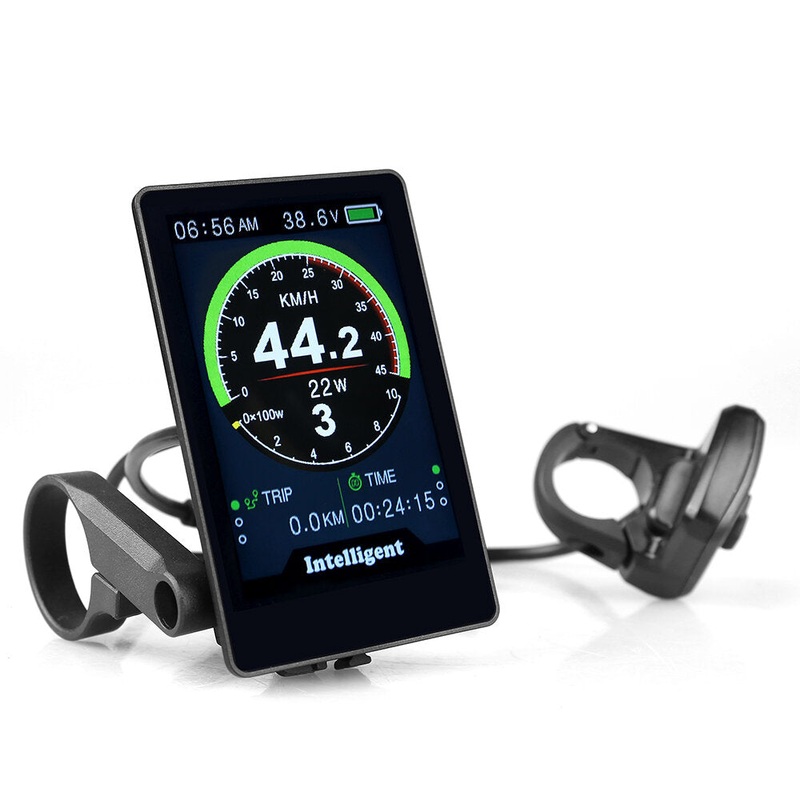 BAFANG Electric Bike 860C Display Mid Motor LCD Colorful Tempered Glass Intelligent Control Panel USB Charing Instrument