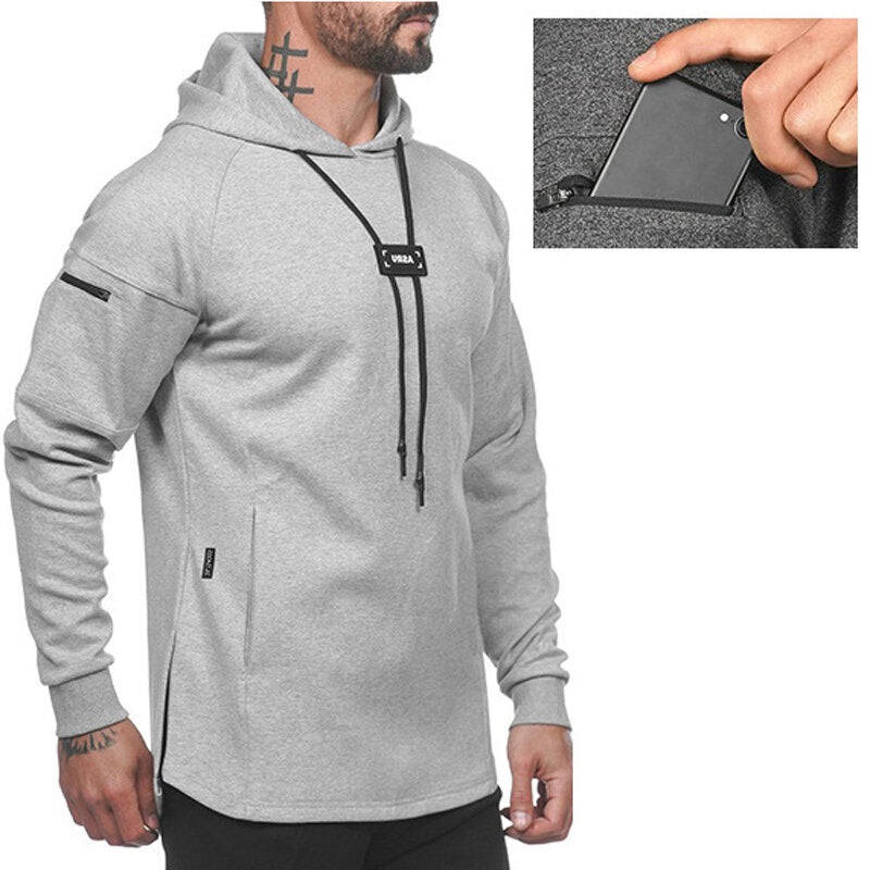 Men’s Pullover Hoodie Sports Tops Spring Autumn Soft Breathable Sweat-absorbing Sports Tops Outdoor Casual Basketball Training Running Fitness Weatwear