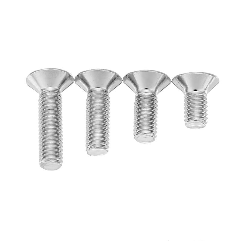 Suleve M3ASH5 10pcs M3 Hex Countersunk Flat Head Screws, 12.9 Grade – Screws Alloy Steel Titanium Plated