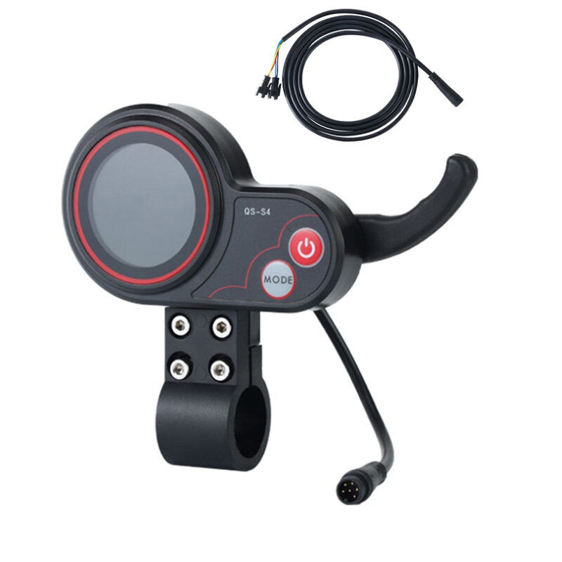 Yunli QS-S4 LCD 6PIN Meter 48-72V Compatible Yunli Universal Series Controller 6PIN With Waterproof Connector