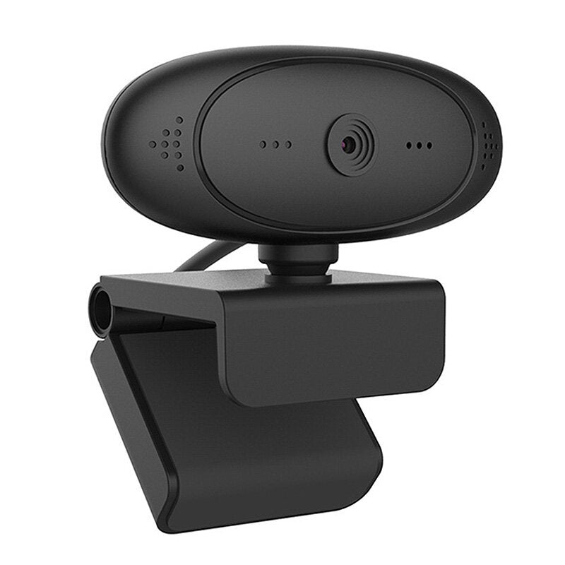1080P USB Camera Auto Focus Buit-in Microphone Driver-free Wired Web Cam for Live Laptop Computer