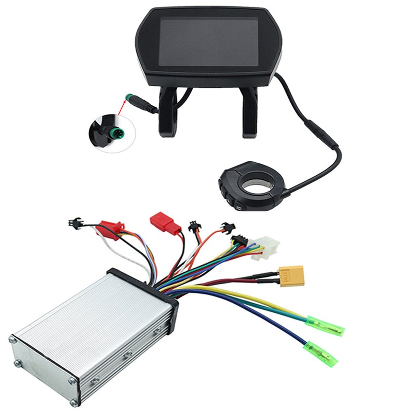 48V 25A 1000W Electric Scooter Brushless Controller With LCD Display And Connecting Lines For 48V Electric Scooter kugoo G2pro