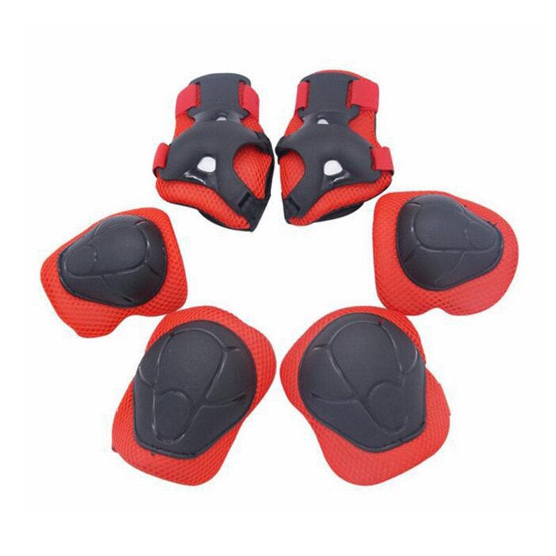 BIKIGHT Children Sports Protective Gear Safety Knee Elbow Palm Guards Equipment For Bike Cycling