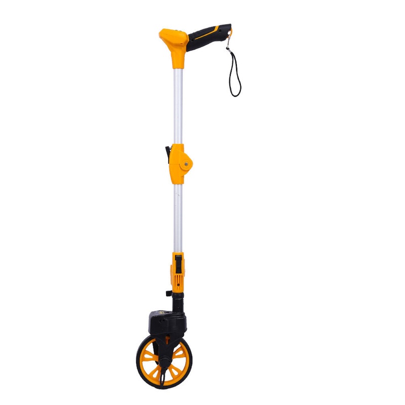 Digital Display Measuring Wheel Foldable Distance Telescopic  Measure Suitable For Road Land Builders Workers