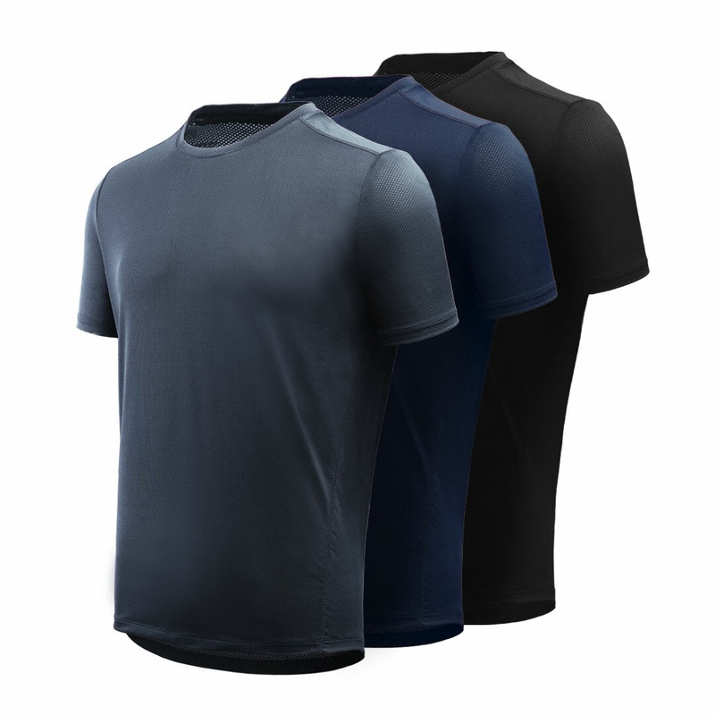[FROM XIAOMI YOUPIN] Giavnvay Men’s Icy Sports T-Shirt Quick-Drying Ultra-thin Smooth Fitness Running T-Shirts