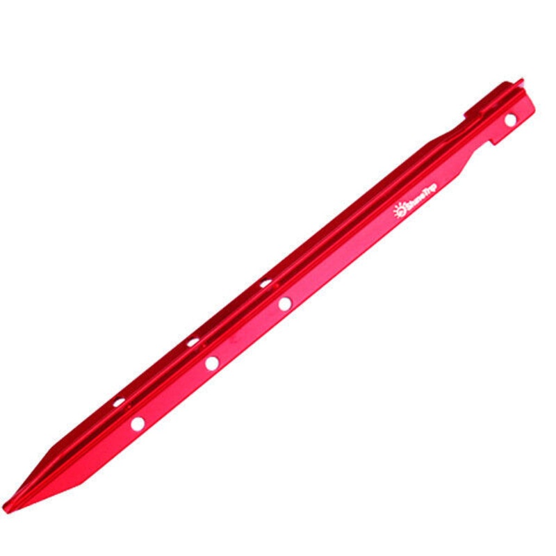 SHINETRIP Camping Tent Pegs 25cm Triangular Porous Aluminum Nail Beach Ground Accessories Equipment
