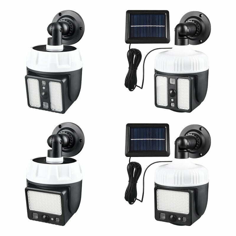 Simulation Monitoring Camera Human Body Induction Courtyard Solar Lamp Detection Light Garden Lantern