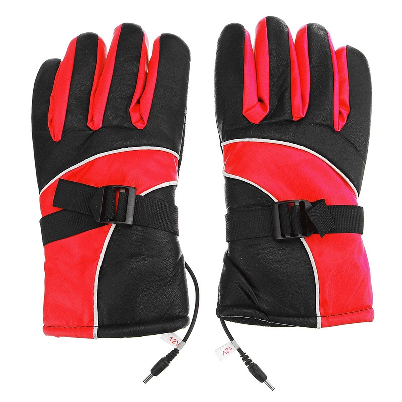 12V/48V Electric Heated Glove Warm Waterproof Gloves Winter Motorcycle Motorbike Riding Outdoor Thermal Equipment