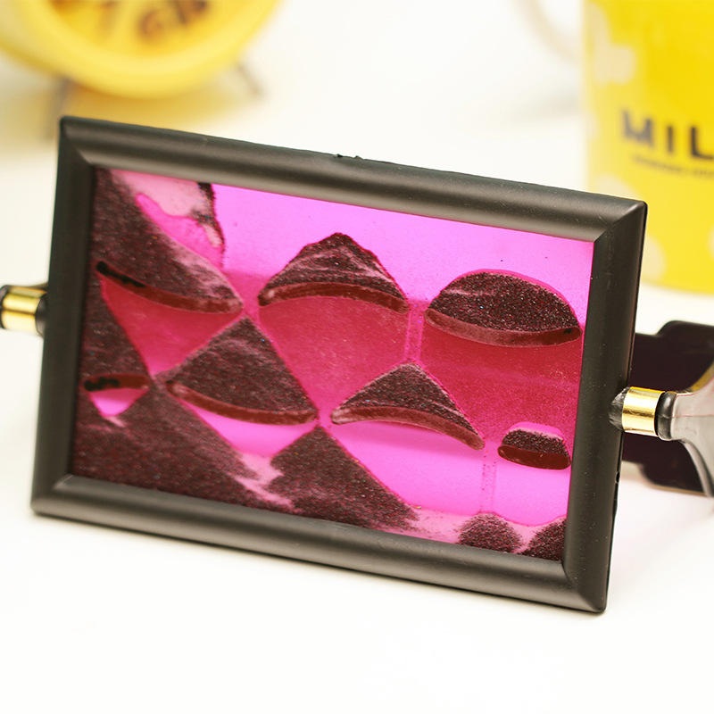 3D Sand Picture Frame – Moving Sandglass – Home Desk Decor – Birthday Gift Ornament