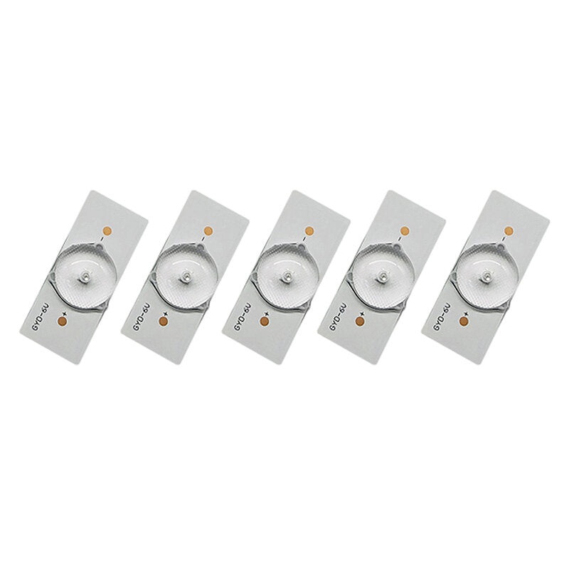 50/100pcs 6V Round SMD Lamp Beads with Optical Lens Fliter for 32-65 inch LED TV Repair with 2M Cable LED Backlight Strip Accessories