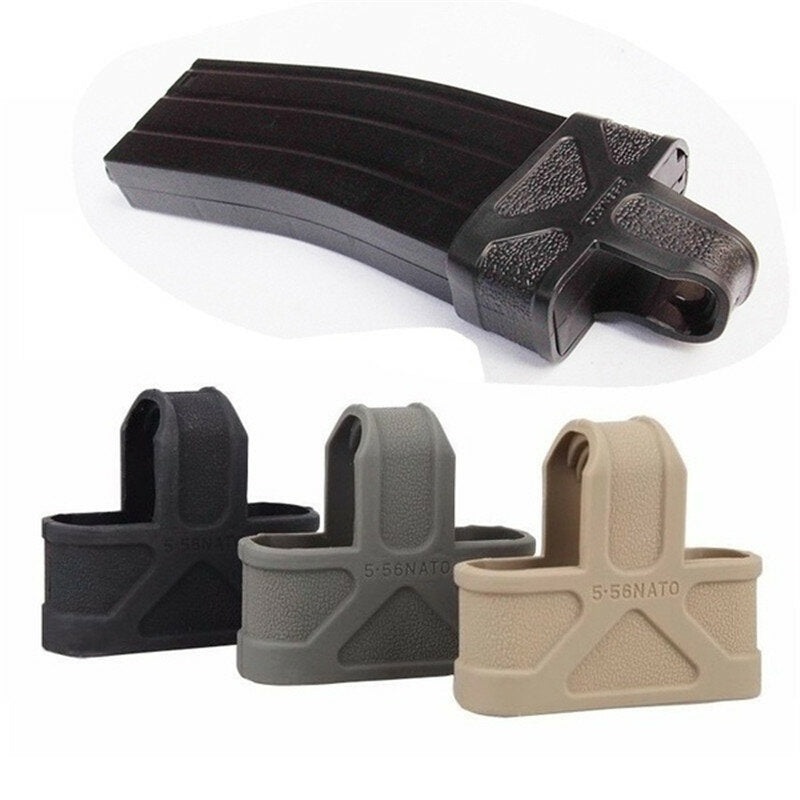 Hunting Tactical Magazine Pouch 5.56mm Heavy-duty Rubber Holster Carrier Case Outdoor