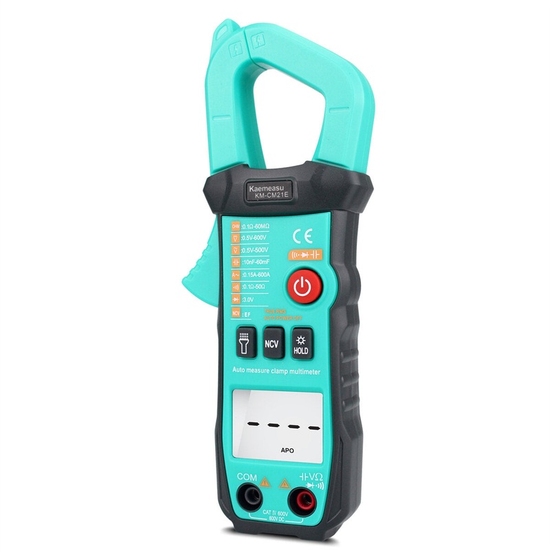 Kaemeasu KM-CM21E Intelligent Multifunctional Clamp Meter High Precision Electrician’s Tool for AC/DC Voltage AC Current Resistance Capacitance Essential for Electrical Troubleshooting
