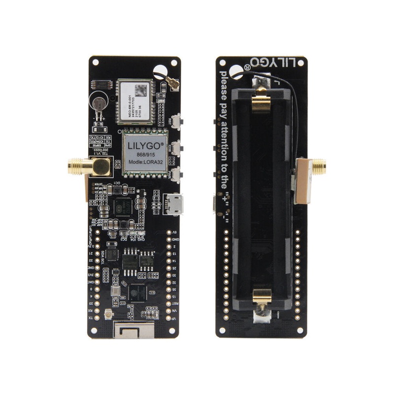 LILYGO Meshtastic AXP2101 T-Beam V1.1 ESP32 LoRa Development Board 433MHz 868MHz 915MHz 923MHz WiFi Bluetooth GPS OLED Display