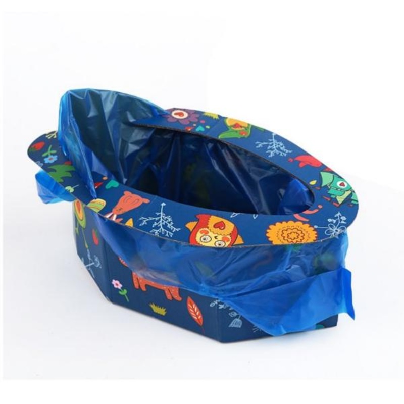 Portable Toilet for Toddlers and Kids – Car Emergency Disposable Travel Potty Mobile Folding For Toddler