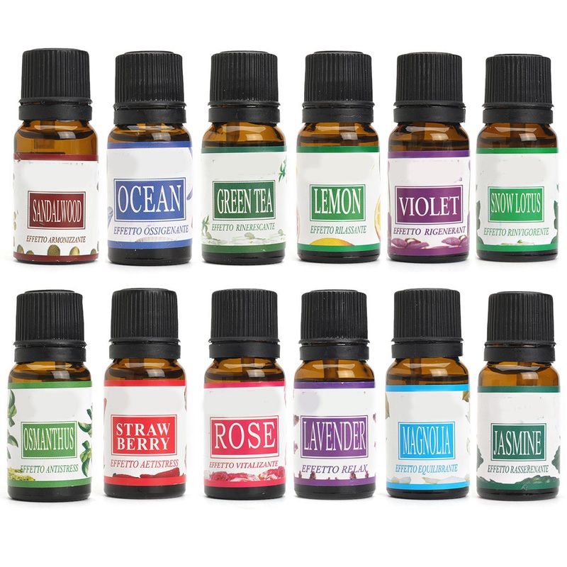 12pcs Aromatherapy Essential oil for Air Diffuser Aroma Therapy Humidifier