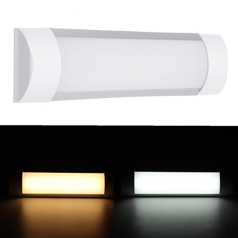 2 T10 120CM Slim LED Linear Tube Lights, Surface Mount, AC85-265V – 2PCS Batten Light Mount Lights