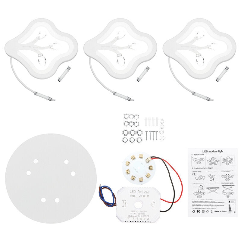 360LED 4000LM Post-Modern Ceiling Lamp Bedroom LED Chandeliers+Remote Control