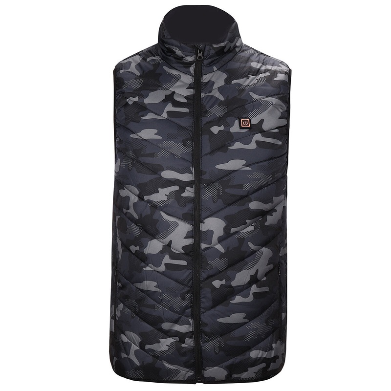 40-60 Electric Heated Waistcoat with 5 Zone Heating and USB Warm Up Cloth for Winter Body Warmer – Jacket