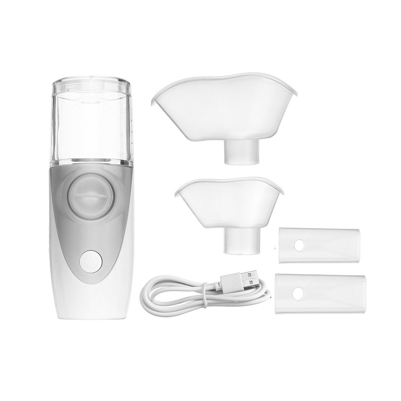 Adult Child Nebulizer Portable Flu Asthma Pharyngitis Rhinitis Treating Drug Sprayer