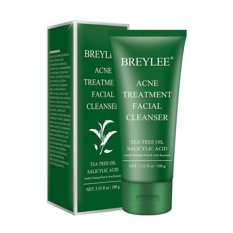 Blackhead Acne Shrink Pore Deep Clean Tea Tree Acne Cleanser
