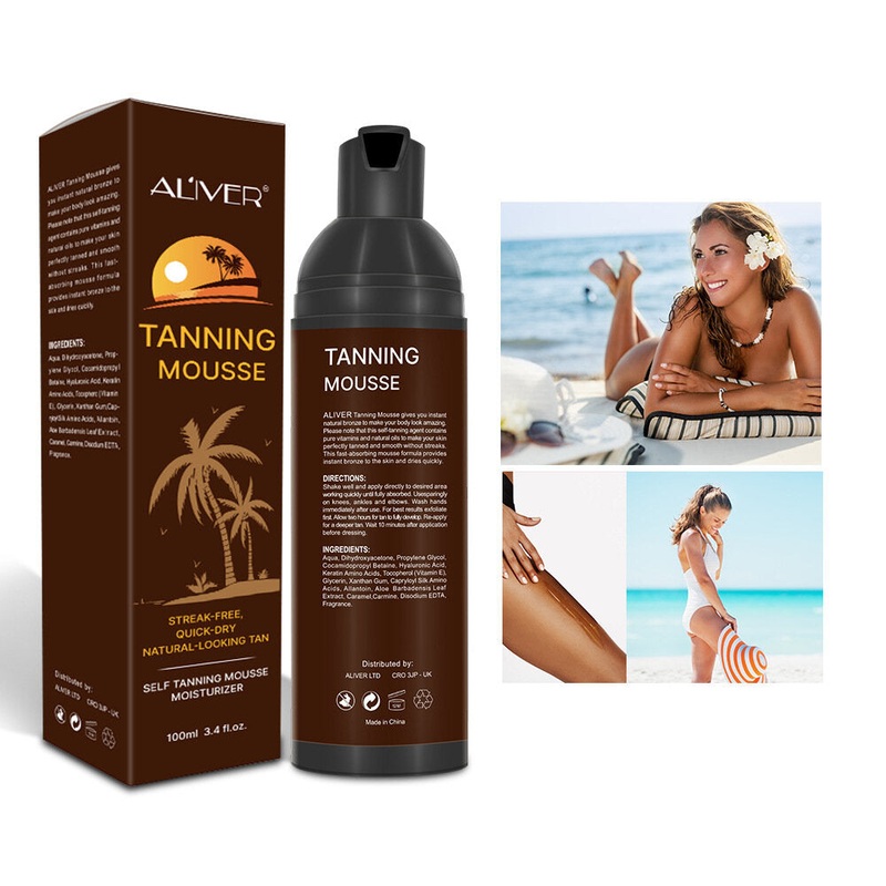 Bronze Tanning Cream Sunless Wheat Color Helps Melanin Tanning