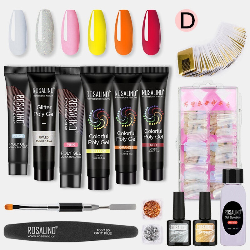 Nail Extension Gel Package Crystal Extension Liquid Phototherapy Gel Set