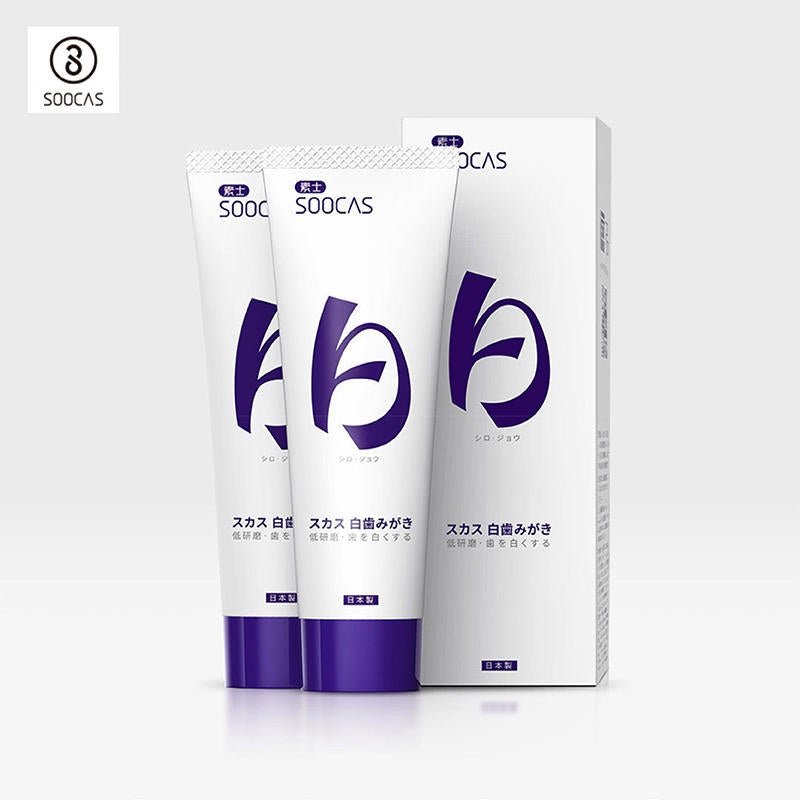 SOOCAS 2Pcs Teeth Whitening Oral Hygiene Menthol Toothpaste from Ecosystem