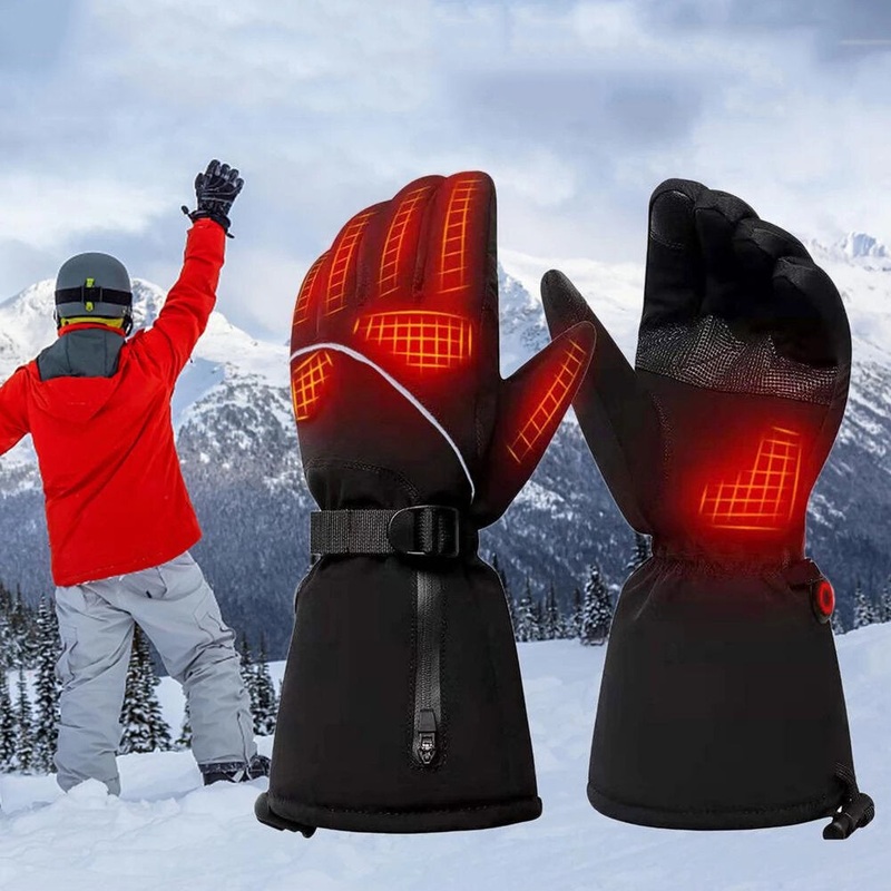 ‘-40 Degree charge Winter Cycling Gloves Thermal Waterproof Windproof Mtb Bike Gloves For Skiing Hiking Snowmobile Motorcycle