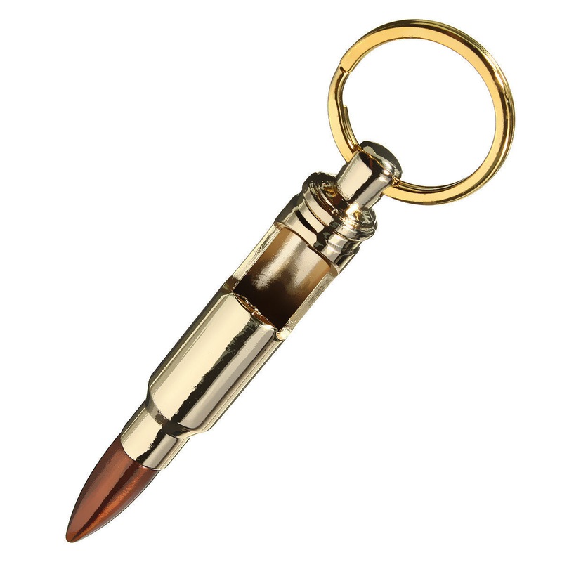 Beeer Soda Bottle Bullet Shape Opener With Keychain Bar Tool Gift